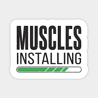 Muscle Upgrade In Progress Magnet