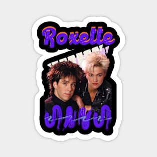 Roxette 90s style retro vintage 80s gifts Magnet