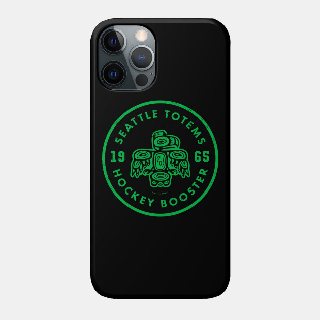 Seattle Totems Hockey - Booster Pin (Alternate) - Seattle - Phone Case