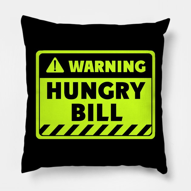 hungry Bill Pillow by EriEri