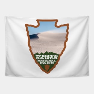 White Sands National Park photo arrowhead Tapestry