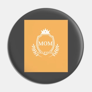 Volleyball Mom Pin