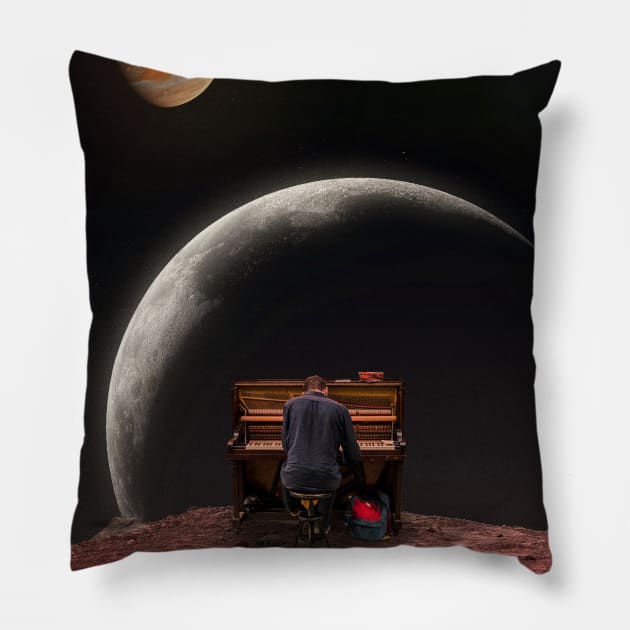 PIANO MAN Pillow by LFHCS