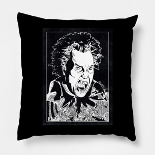 THE HEADLESS HORSEMAN - Sleepy Hollow (Black and White) Pillow