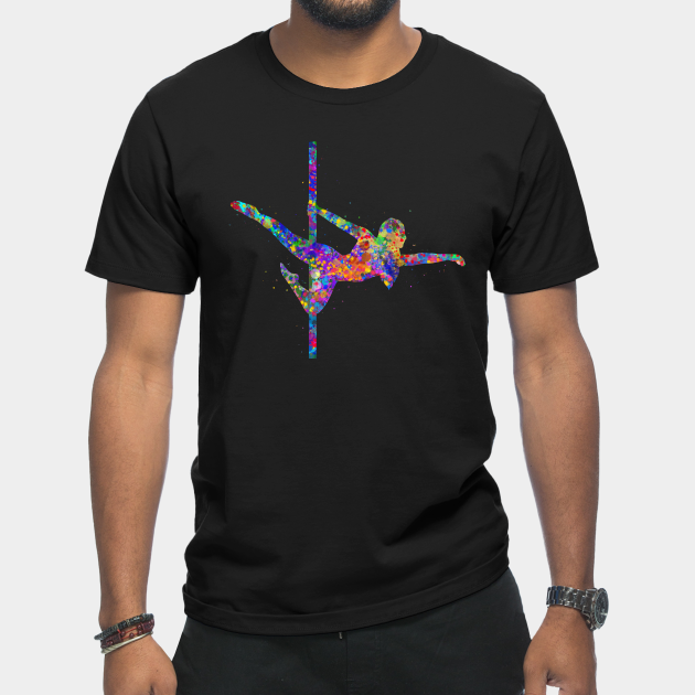 Discover Pole dance watercolor - Pole Dance - T-Shirt