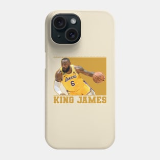 Lebron James is king Phone Case