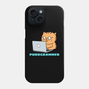 Purrgrammer | Cute Programmer Pun Phone Case