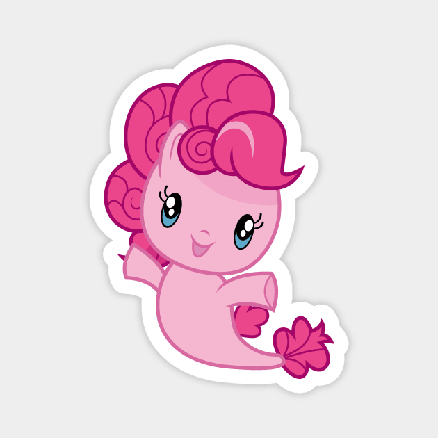 Seapony Pinkie Pie Magnet by CloudyGlow