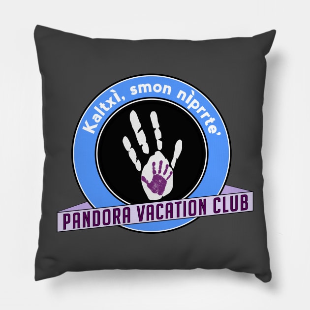 Pandora Vacation Club (v1) Pillow by SeeScotty