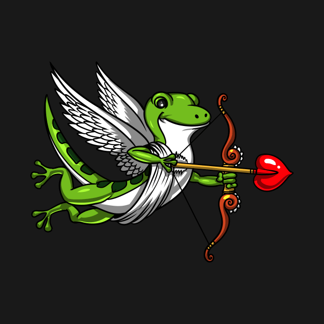 Gecko Lizard Cupid by underheaven