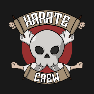 Karate crew Jolly Roger pirate flag T-Shirt