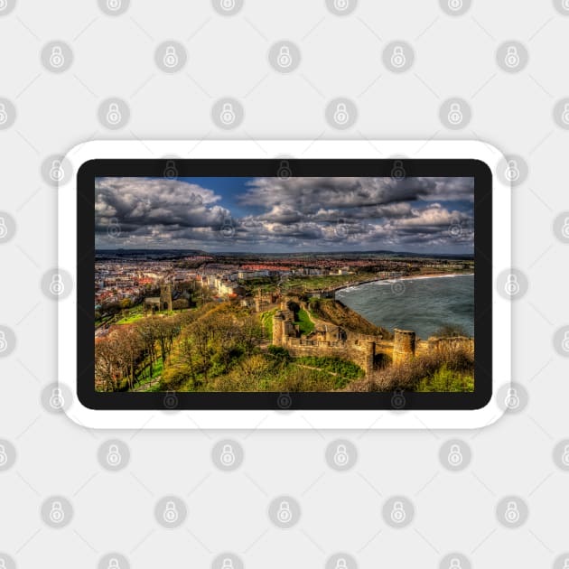 View From Scarborough Castle Magnet by axp7884