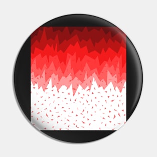 Red Polygons Pin