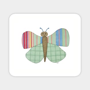 Mint Butterfly Magnet