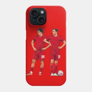 Trent and Robbo take free kicks Phone Case