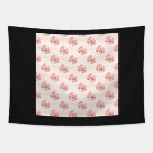 Roses and stripes Tapestry