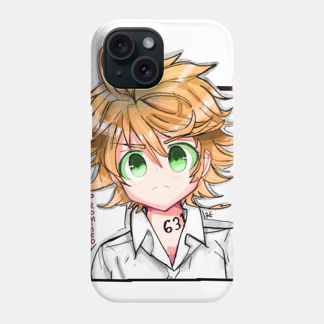 The Promised Neverland Emma; By Kībo-Kībo Phone Case by Kibo-Kibo