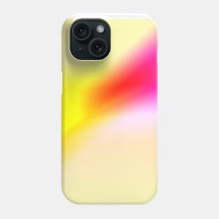 pink yellow cream abstract texture Phone Case