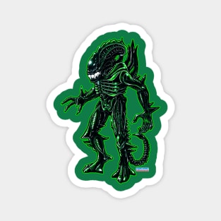 Green blood Alien Magnet