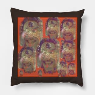 Evil pure evil smile/grin Pillow