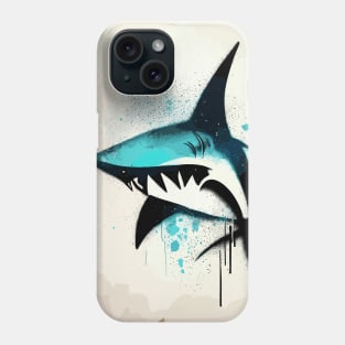 Funny Shark Vintage graffiti Street Art Phone Case