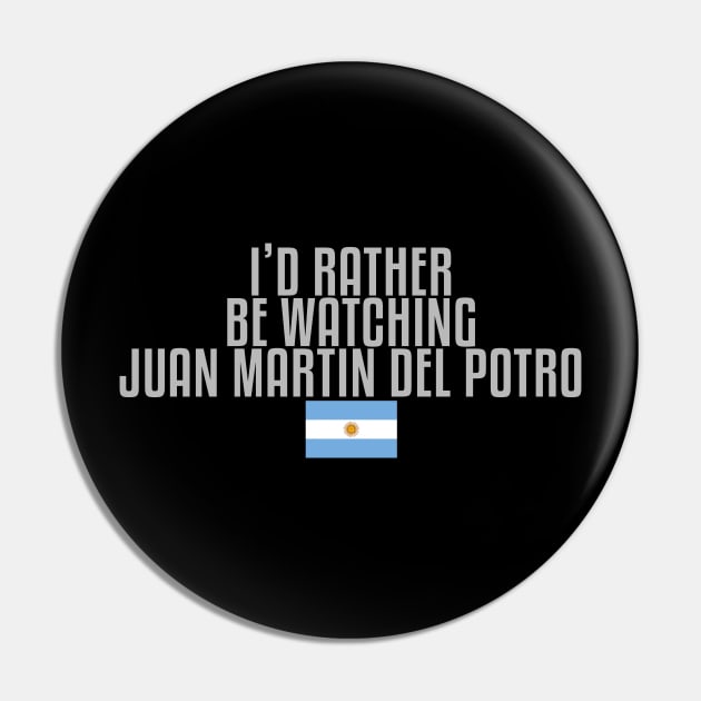 I'd rather be watching Juan Martin Del Potro Pin by mapreduce