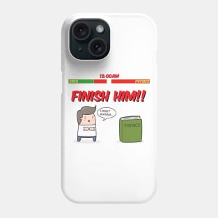 Finish Him Physics Book Phone Case