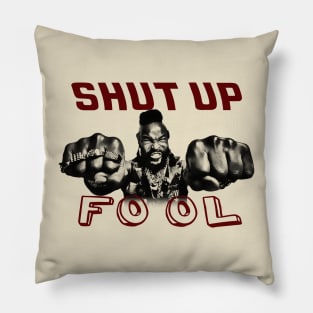 mr t visual art Pillow