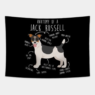 Jack Russell Terrier Dog Anatomy Tapestry