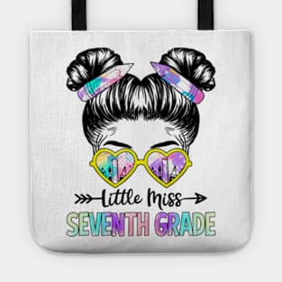 Little Miss 7th Grade Girls Back To School Shirt Daughter Tote