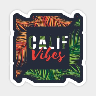 California Vibes Tropical palm leaf Magnet