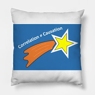 Correlation Doesn't Equal Causation Pillow