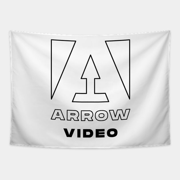 arrow video Game logo Fantasy Retro Tapestry by darkARTprint