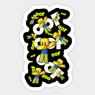 Roblox Oof Stickers Teepublic - roblox oof decal