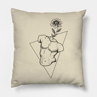 Greek Sculpture Design Pillow