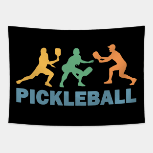 Pickleball Players Tapestry