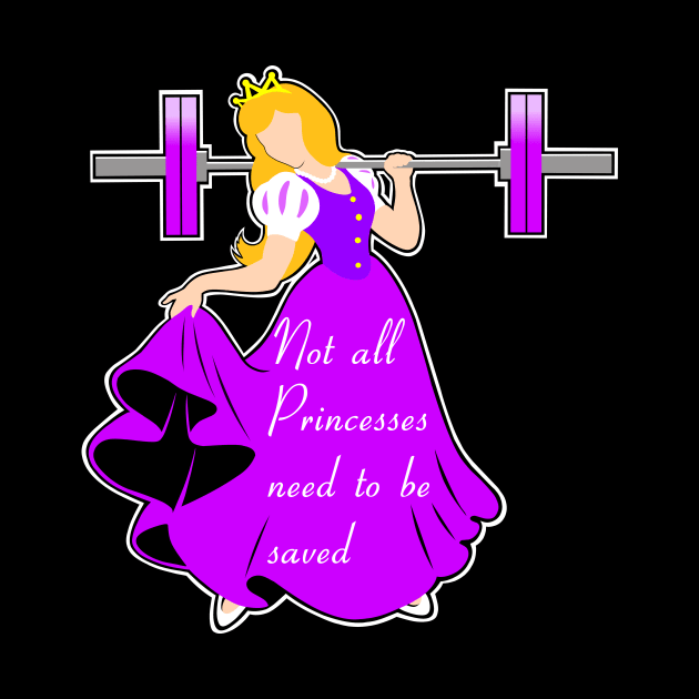 Weightlifting Princess by TimAddisonArt