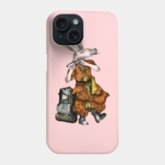 aardvark flute player Phone Case by cuisinecat