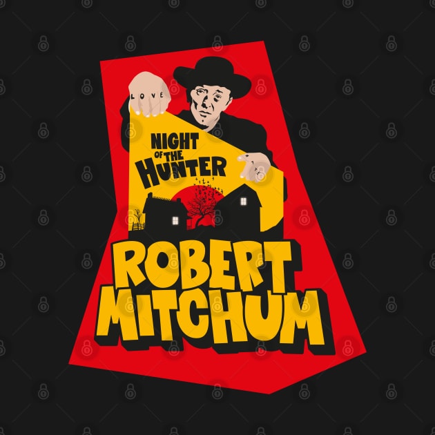 The Night of the Hunter- Robert Mitchum by Boogosh