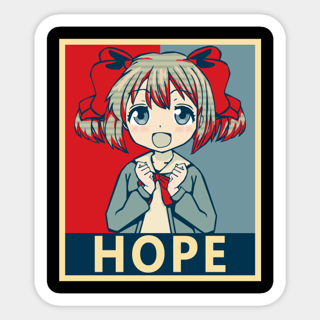 If It S For My Daughter I D Even Defeat A Demon Lord Latina Hope Poster Anime Otaku Manga Sticker Teepublic