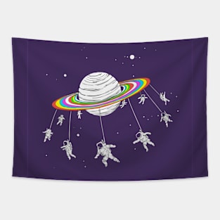 Space play ground Tapestry