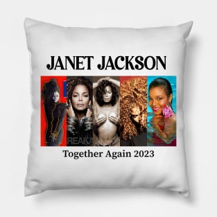 Janet Jackson Vintage Tour Concert Pillow