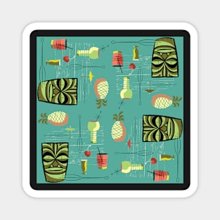 Mai Tai Tiki TEAL Magnet