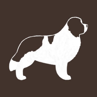 Saint Bernard - Chalkboard Style T-Shirt