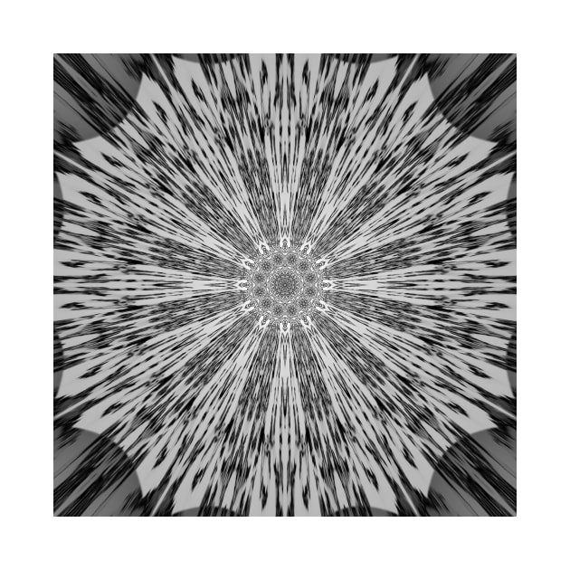 Starburst Daisy Mandala Print by Moon Art