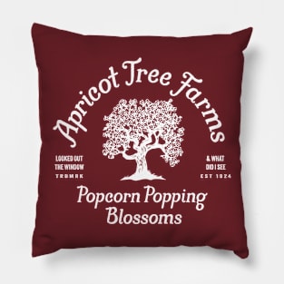 Popcorn Popping on the Apricot Tree Farms Pillow