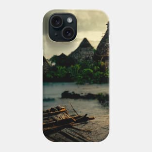 Native American Village as they were Phone Case