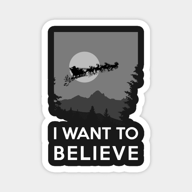 I want to believe - believe in Santa Magnet by Quentin1984