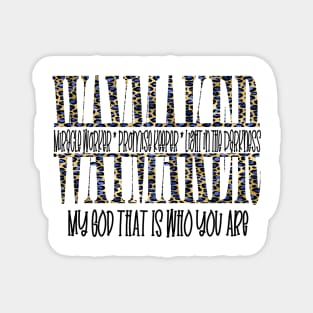 WayMaker Miracle Worker (leopard) Magnet