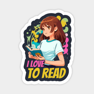 I love to read Magnet